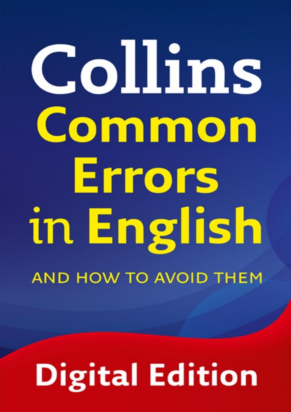 Collins Common Errors in English